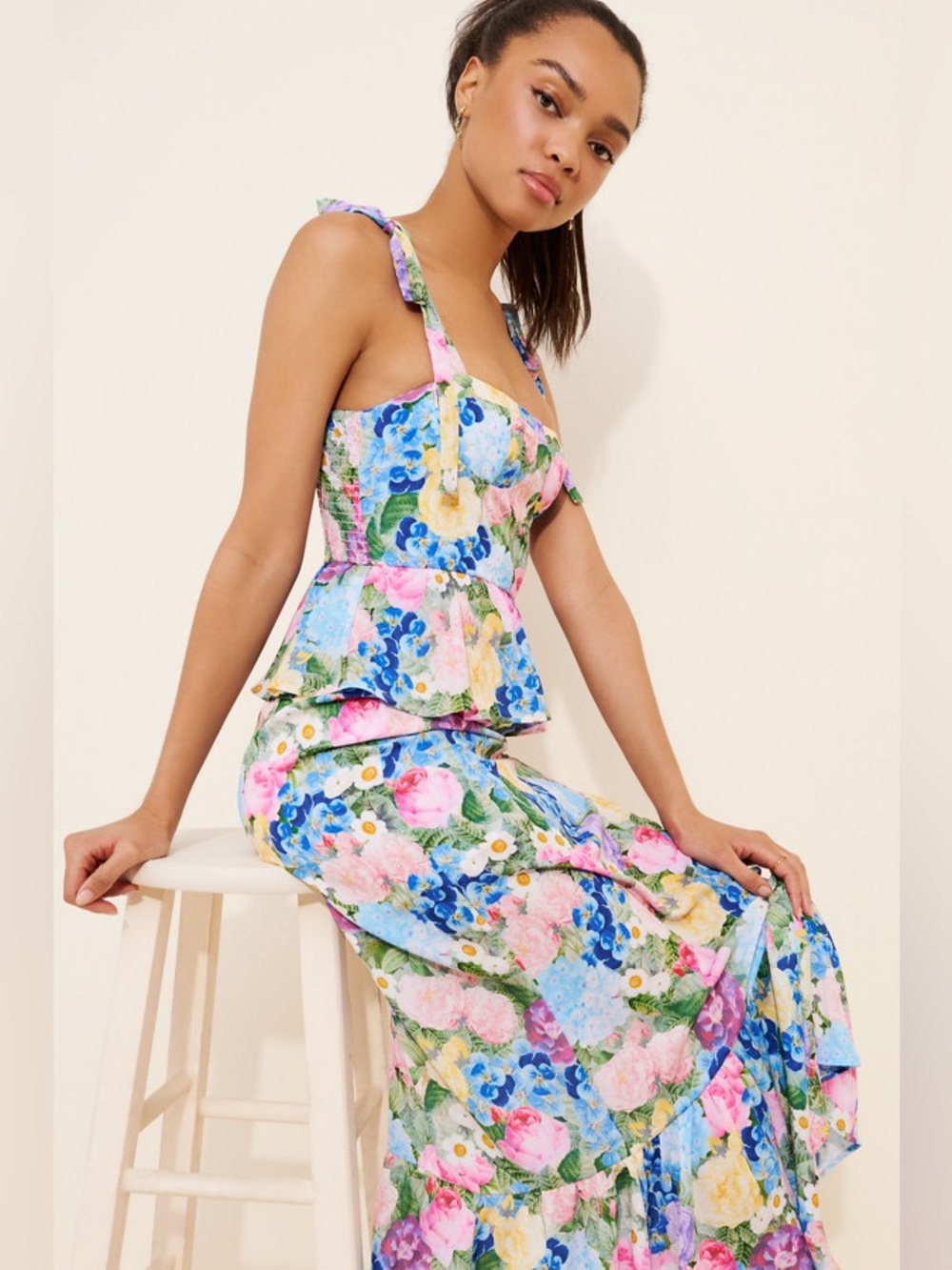 Show Me Your Mumu | Paxton Peplum Maxi Dress XXL